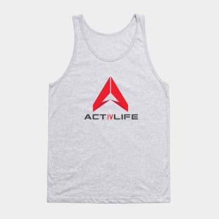 Assured Outfit by Activlife Wear Tagline Logo Sports Branding Tank Top